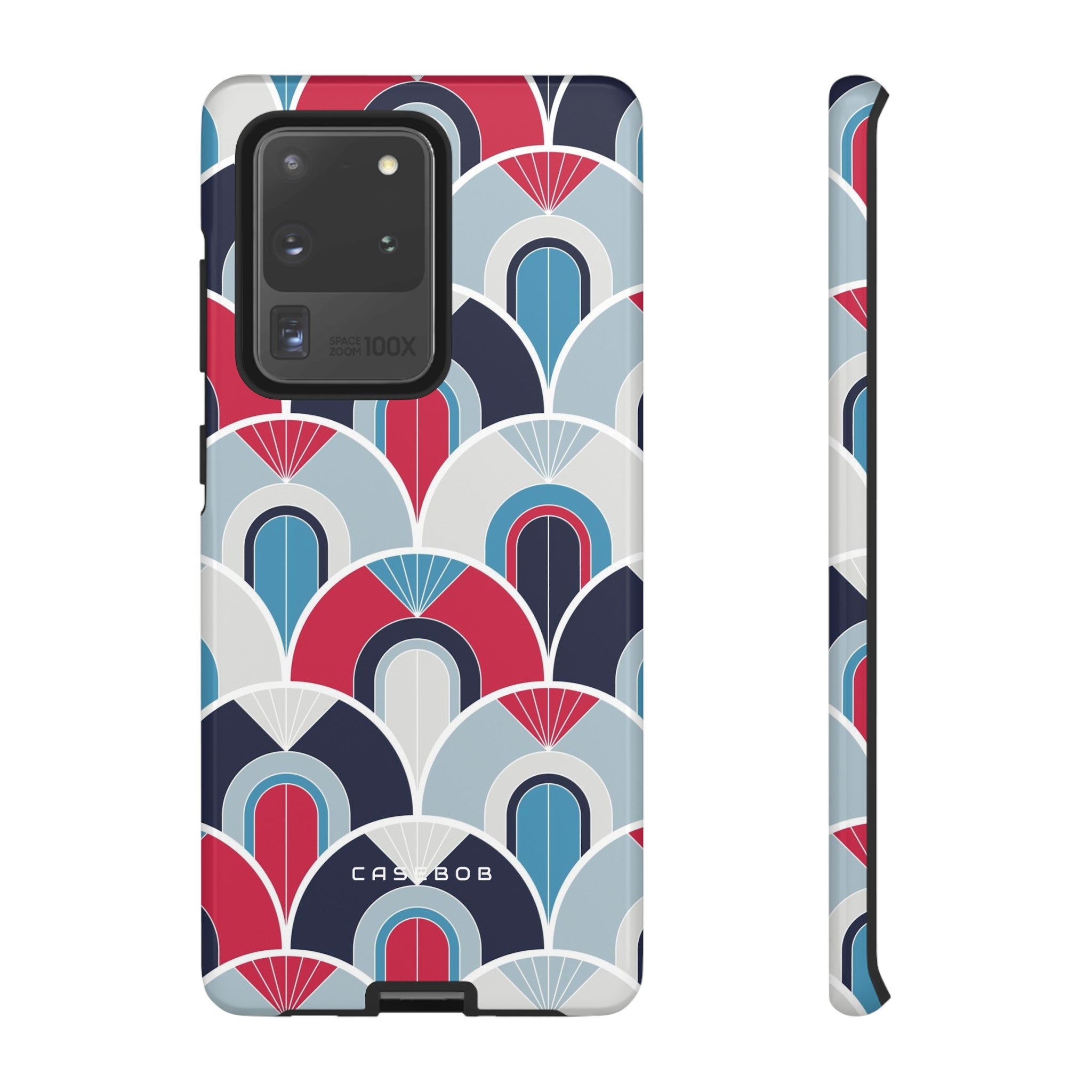 Blue Retro - Protective Phone Case