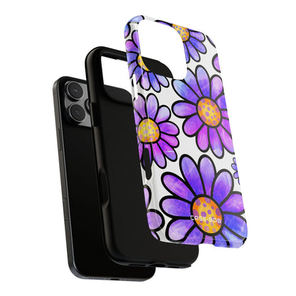 Polka Dot Blooms iPhone 16 Pro Max Case - Tough