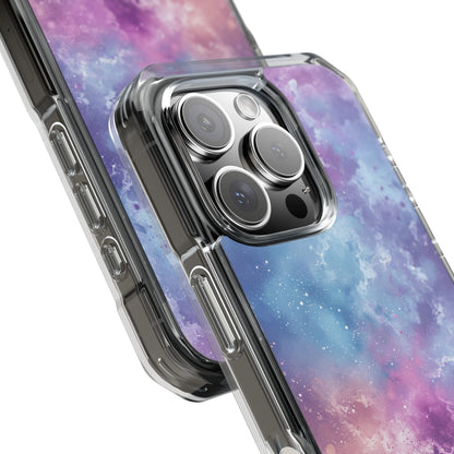 Cosmic Nebula Swirls - Clear Impact iPhone 16 Phone Case