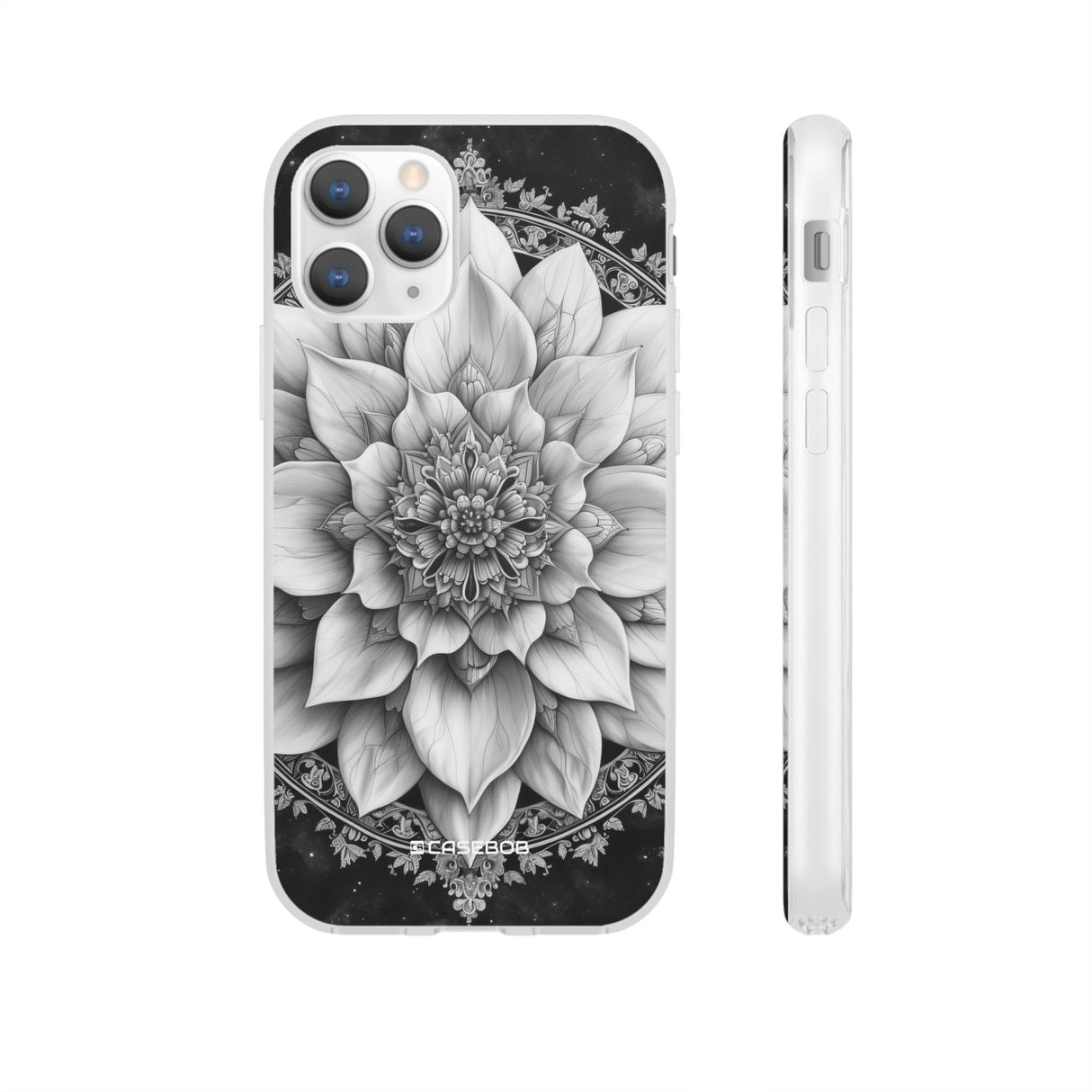 Himmlische Mandala-Harmonie | Flexible Handyhülle für iPhone