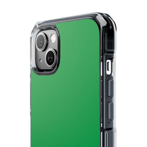 Pigment Green | Handyhülle für iPhone (Clear Impact Case - Magnetisch) 