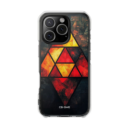 Triangles Illuminate Warmth iPhone Case - Impact