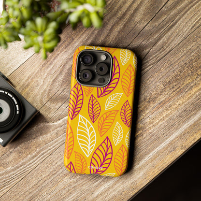 Vibrant Leaf Symphony - iPhone Case