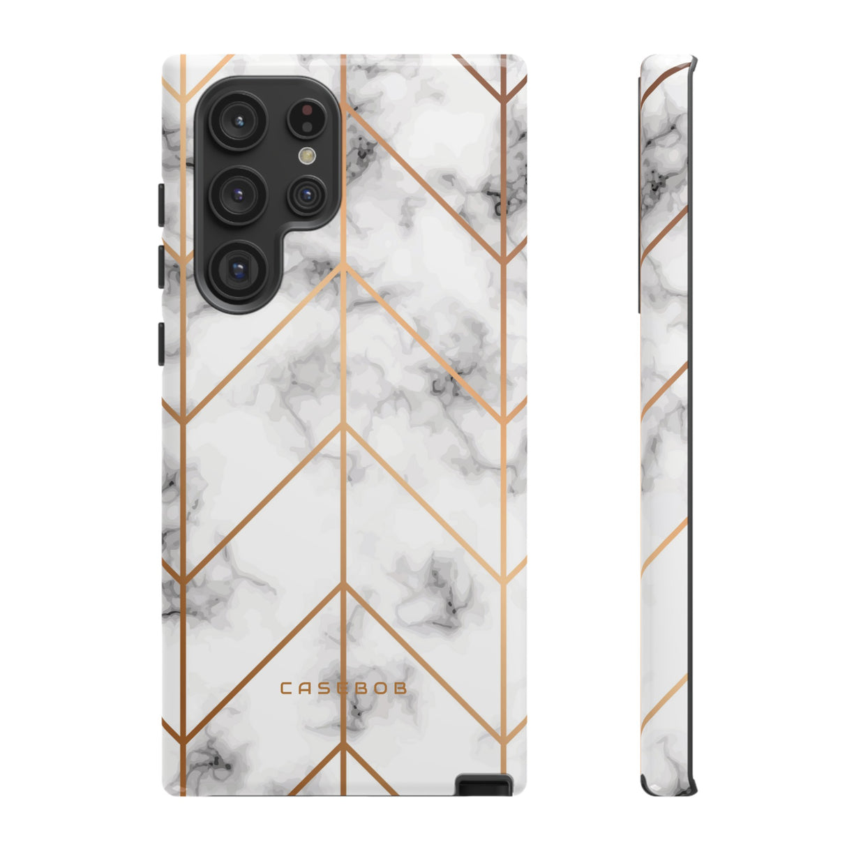 Golden Marble Phone Case - Protective - Protective Phone Case