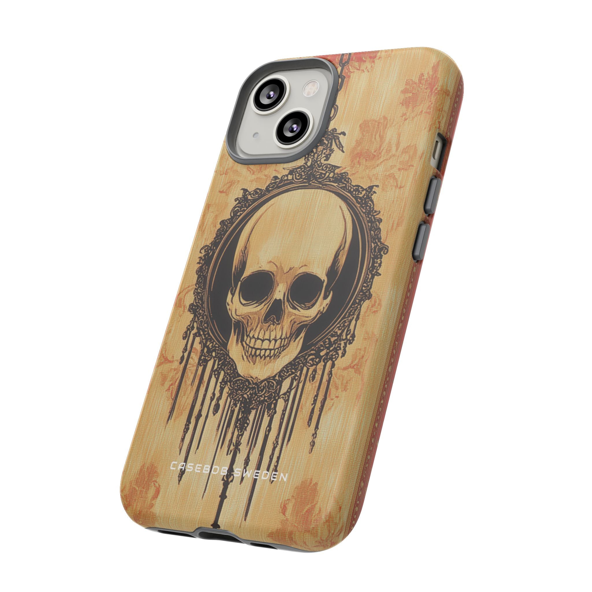 Gothic Skull Elegance iPhone 14 - Tough Phone Case