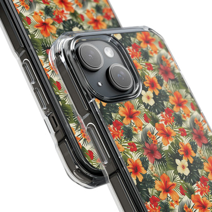 Tropical Blooms Flourish iPhone Case - Impact