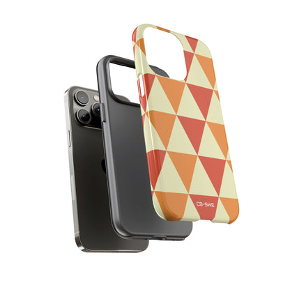 Autumn Triangles Dance - iPhone Case