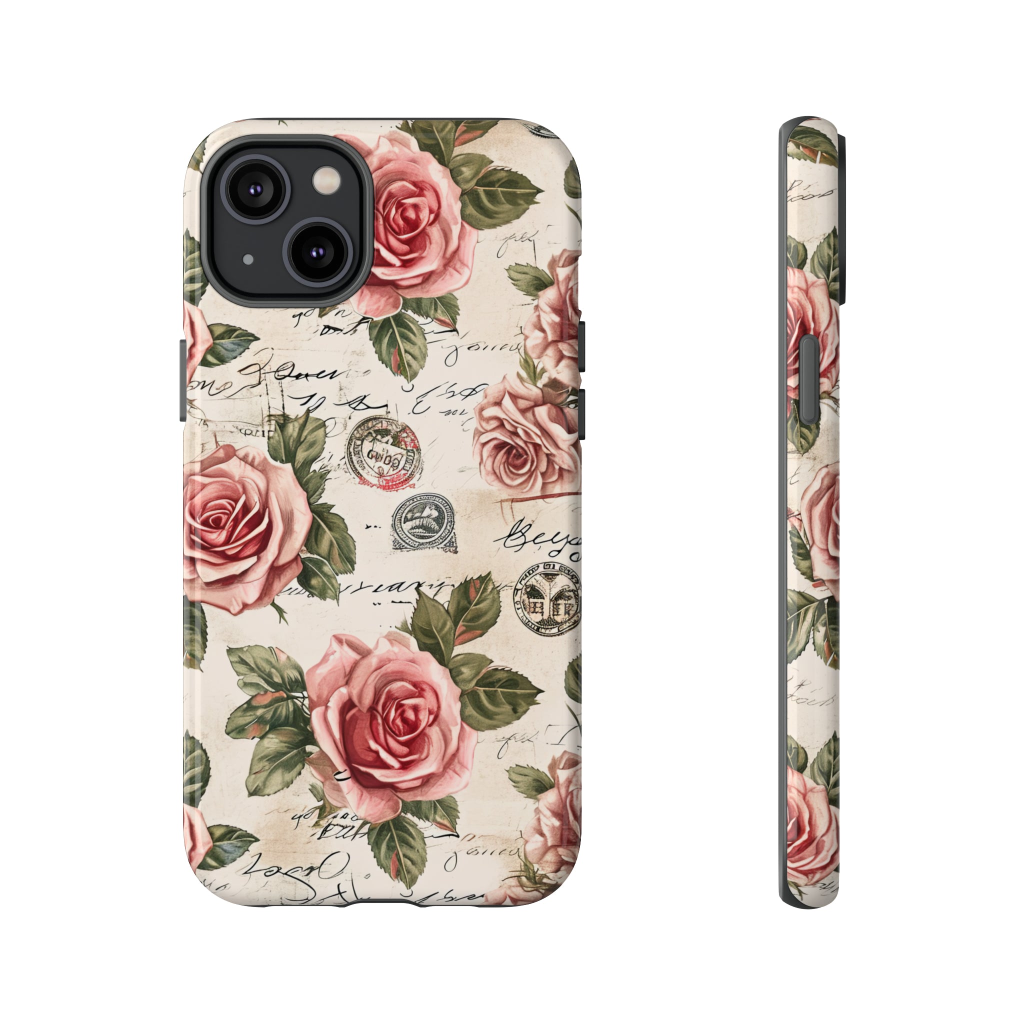 Roses & Love Letters - Protective Phone Case