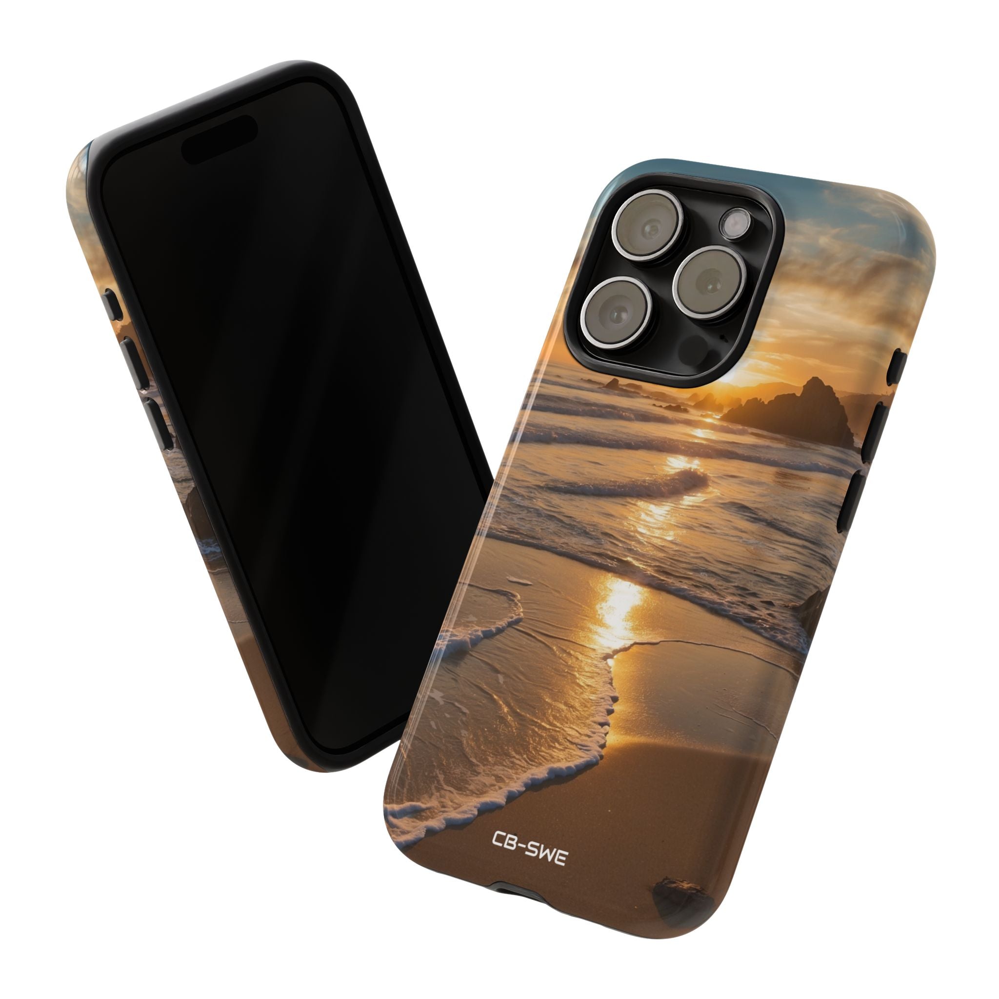 Waves Embrace Shore - iPhone Case
