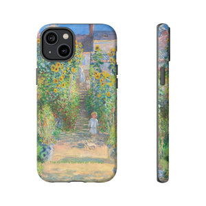 The Artist's Garden at Vétheuil - Protective Phone Case