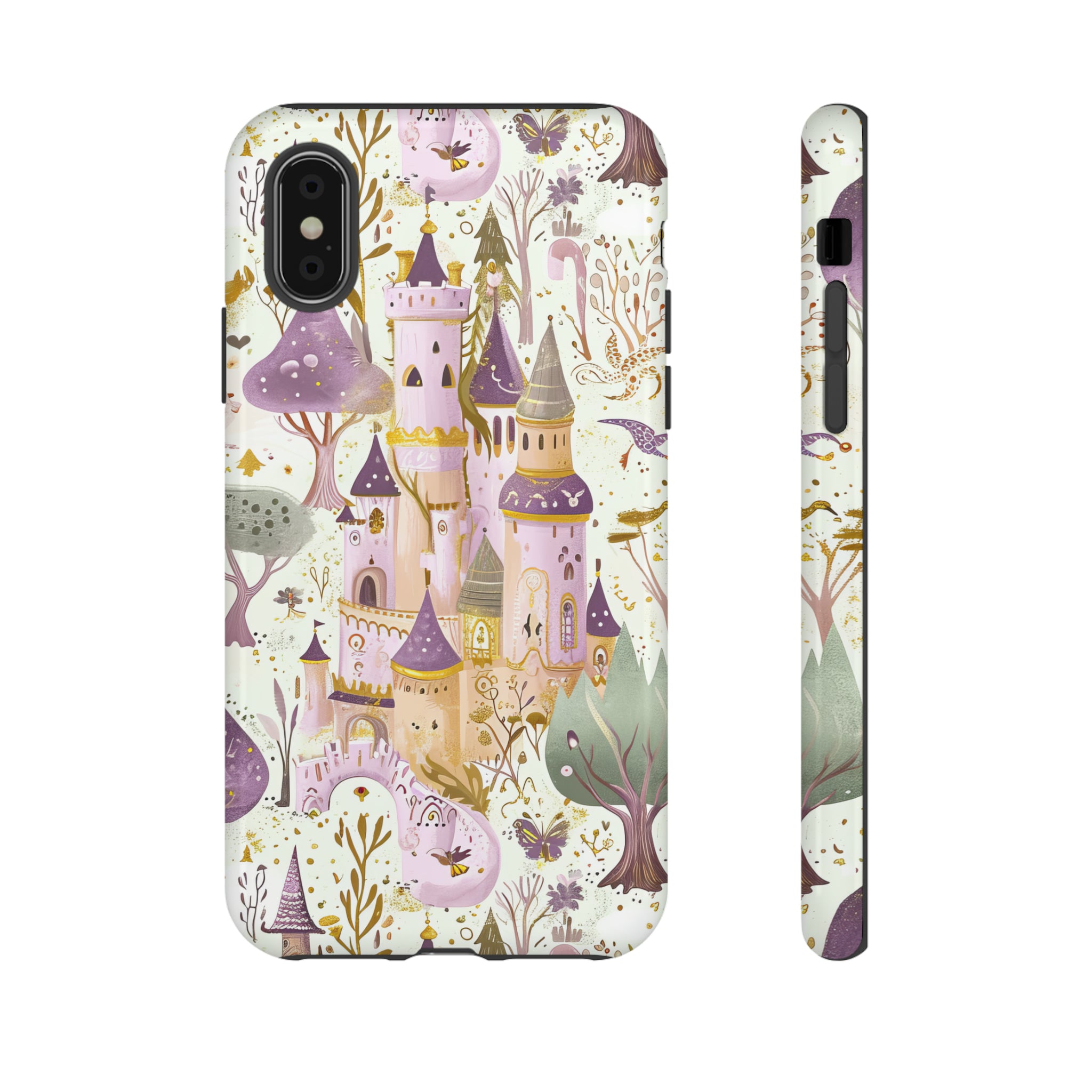 Fairytale Castles Pastel Dream - Protective Phone Case