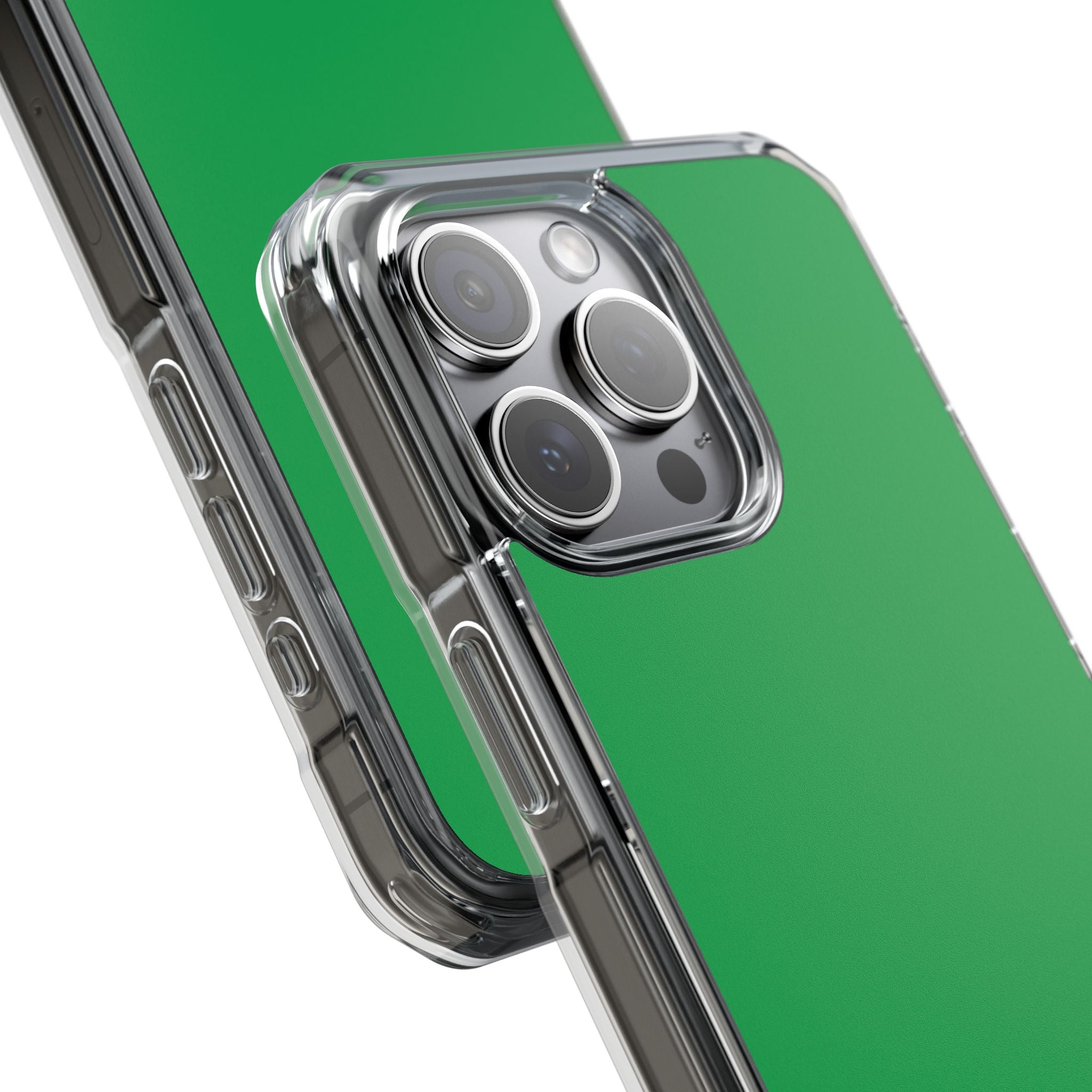 Pigment Green - Clear Impact Case for iPhone