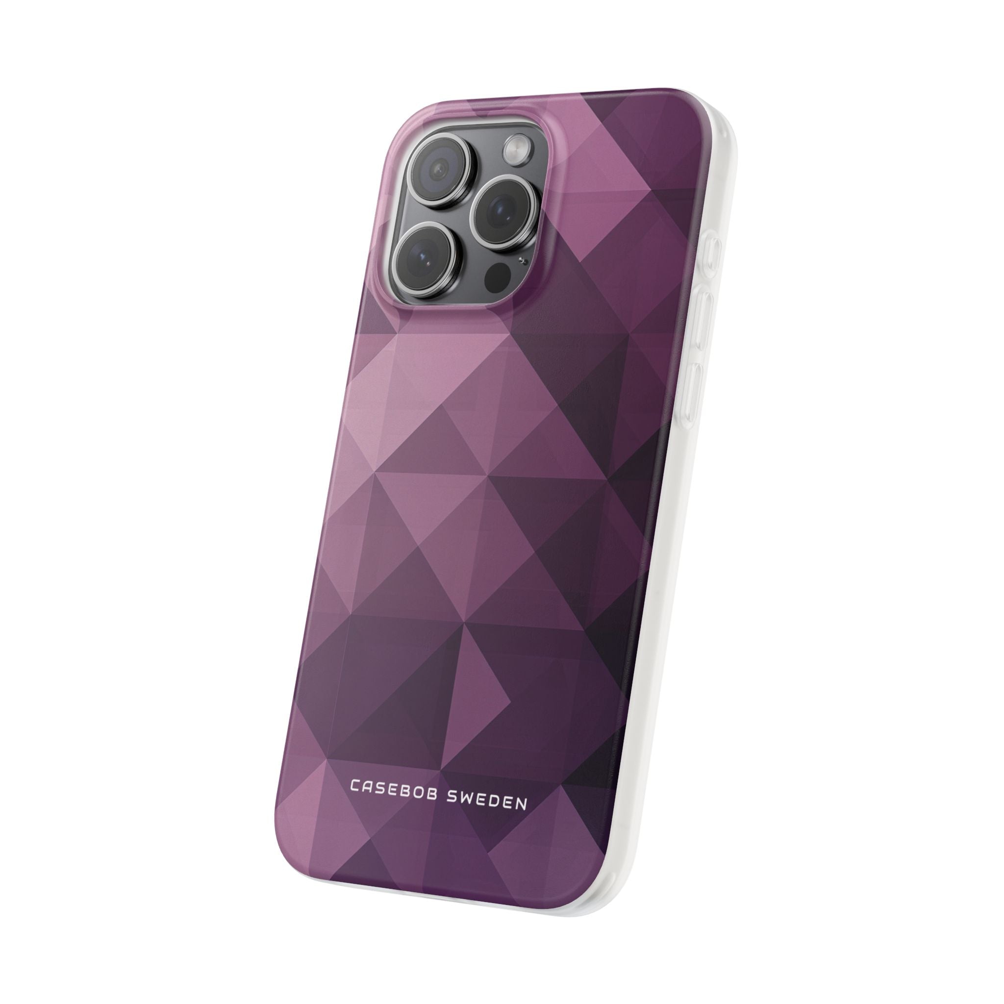 Gradient Purple Mosaic iPhone 15 - Flexi Phone Case