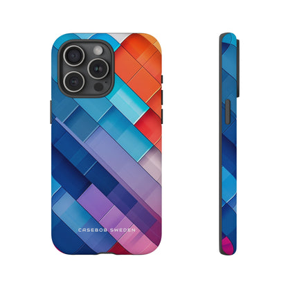 Vibrant GeoFlow iPhone 15 - Tough Phone Case