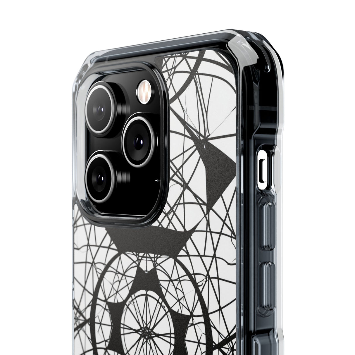 Geometric Hypnosis - Phone Case for iPhone (Clear Impact - Magnetic)