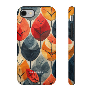 Scandinavian Leafy Serenity - Protective Phone Case