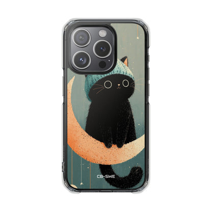 Cat Sits Dreaming iPhone Case - Impact