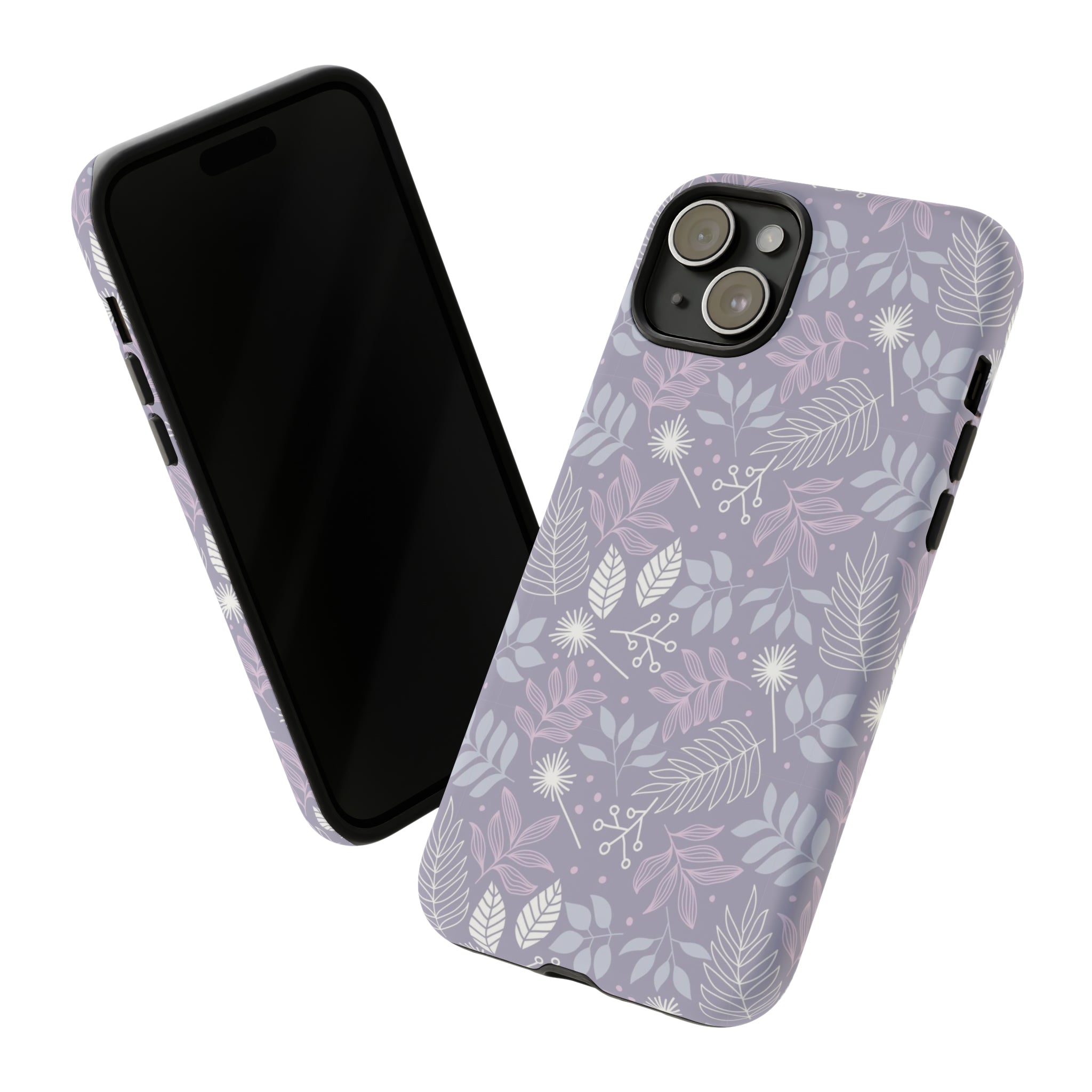 Purple Mona Leaf - Protective Phone Case