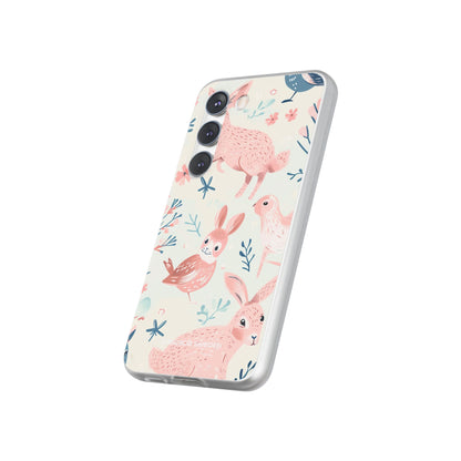 Pastel Whimsical Nature - Flexi Samsung S23 Phone Case