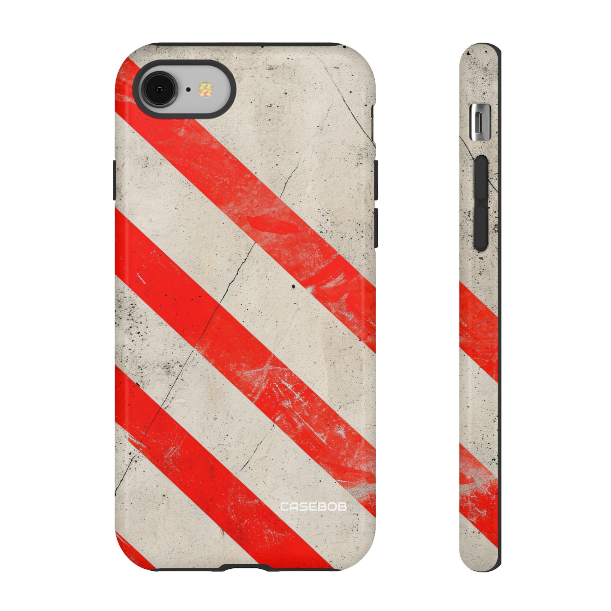 Crimson Line Minimalism - Protective Phone Case