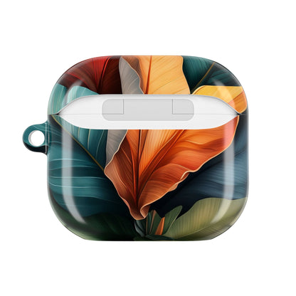 Tropical Ember Leaves - AirPods Case
