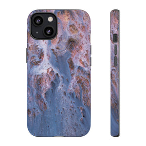 Blue Ice Ink Art iPhone Case (Protective) iPhone 13 Matte Phone Case