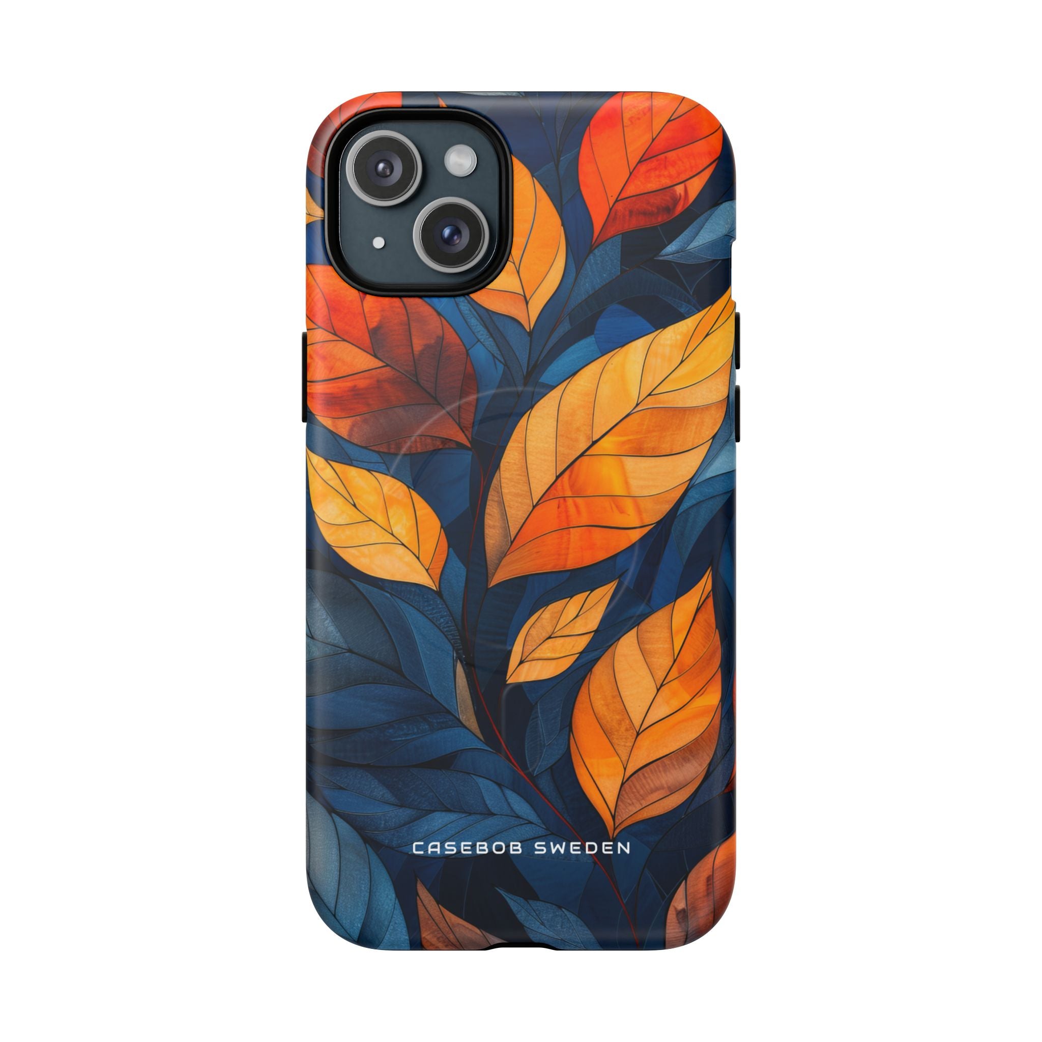 Stained Glass Blossoms iPhone 15 | Tough+ Phone Case