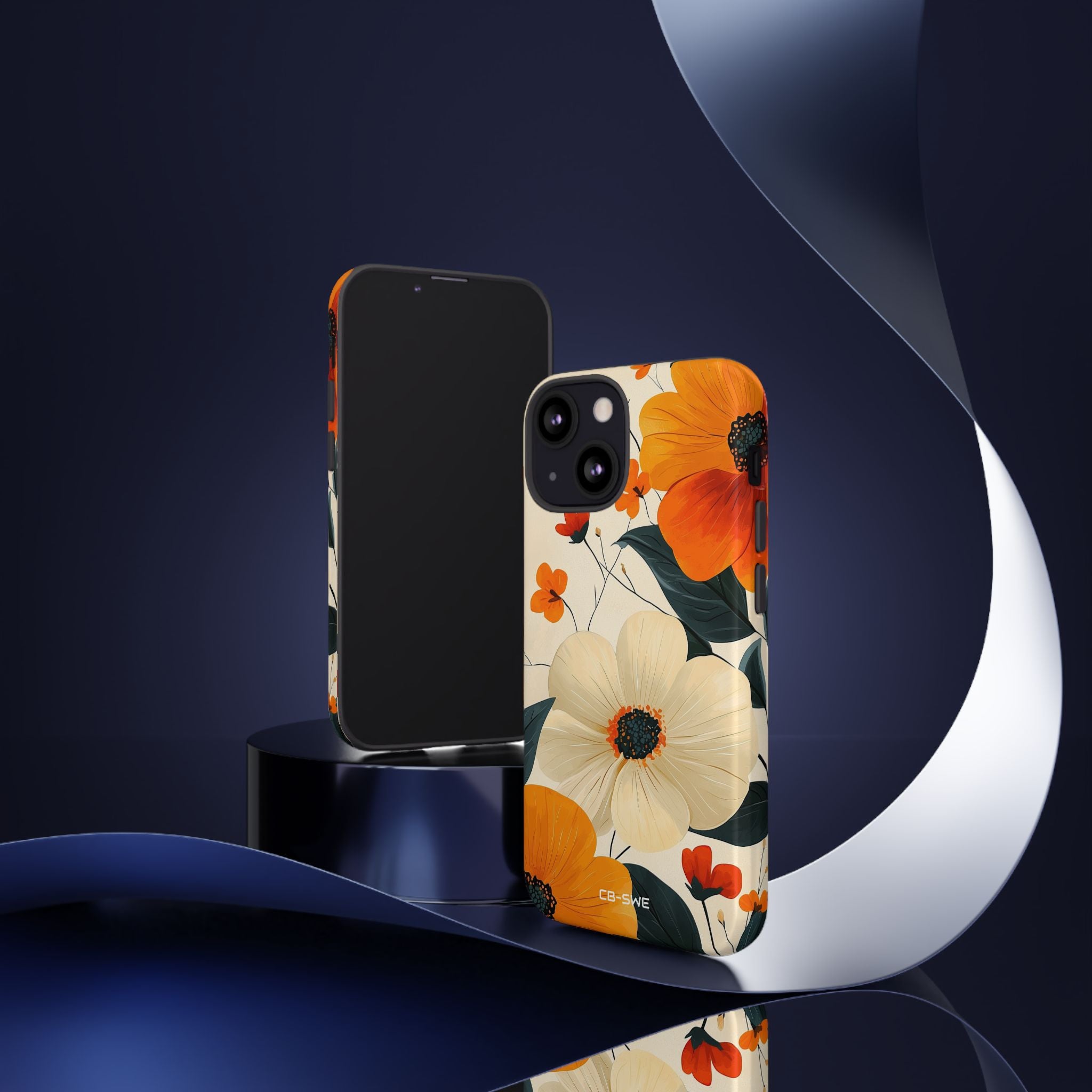 Vibrant Flowers Bloom - iPhone Case