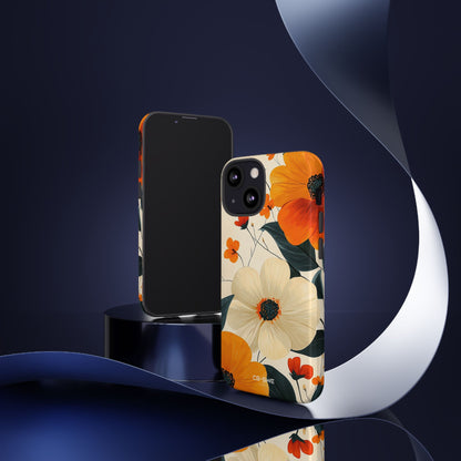 Vibrant Flowers Bloom - iPhone Case
