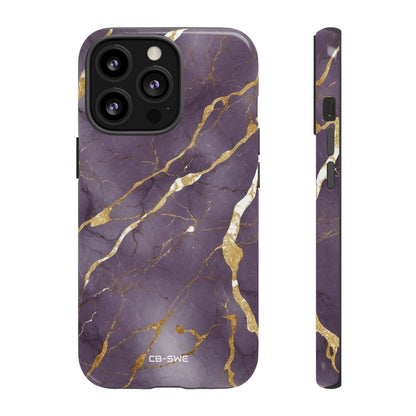 Golden Veins Flowing - iPhone Case
