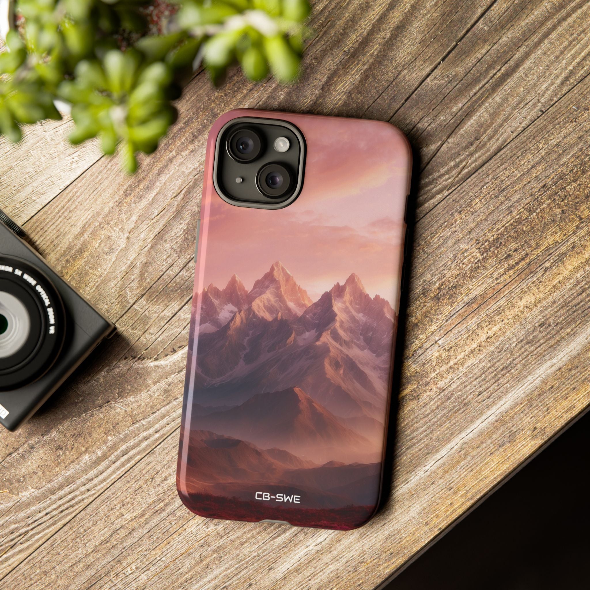 Vibrant Peaks Emerge - iPhone Case