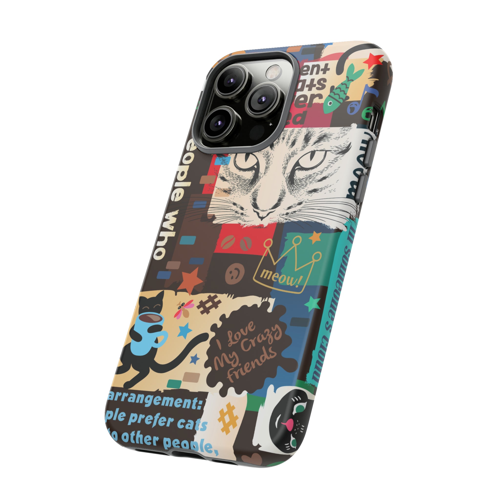 Cat Collage - Protective Phone Case