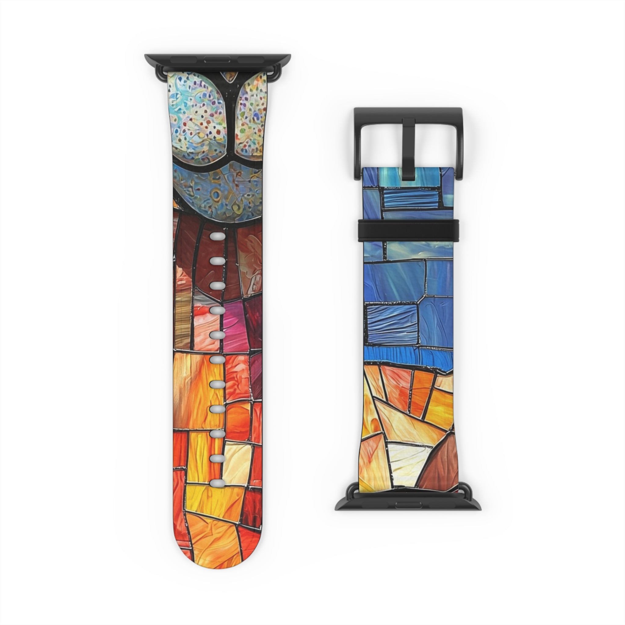 Sunglass Llama Mosaic - Watch Band