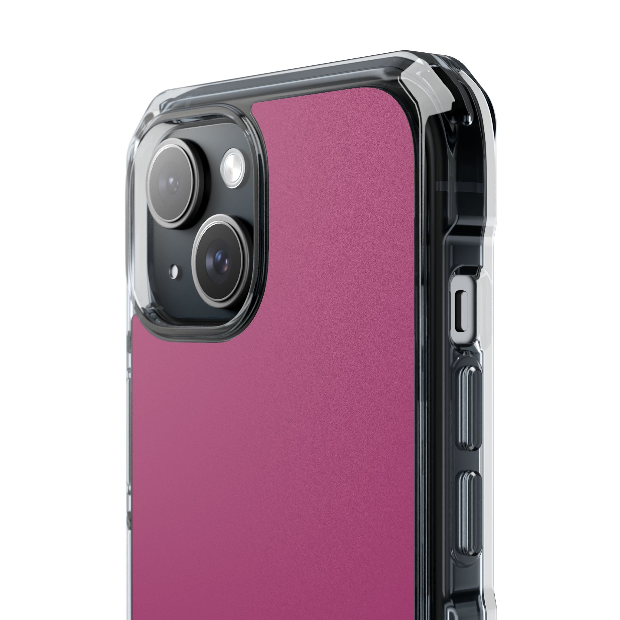 Mystic Maroon - Clear Impact Case for iPhone