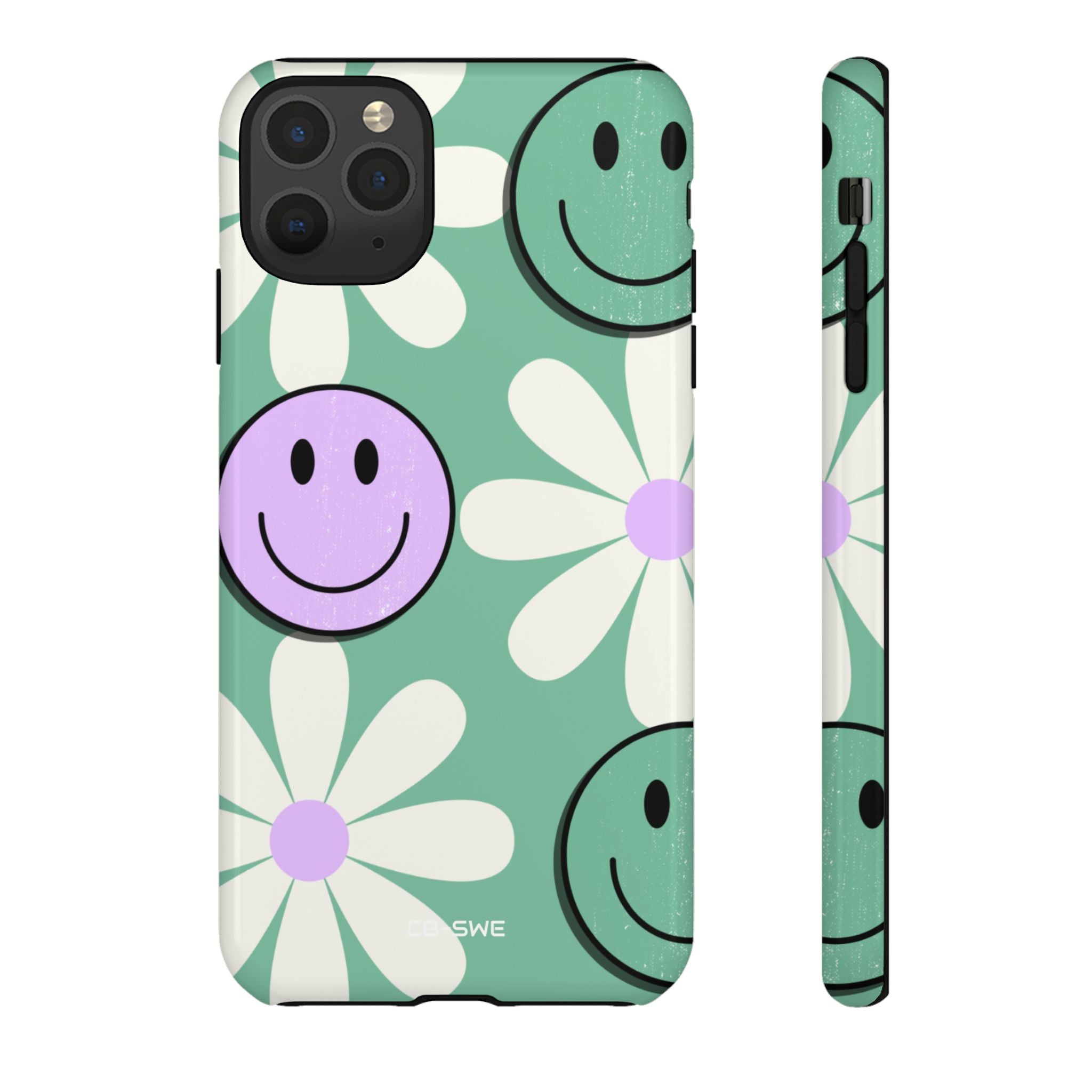 Playful Retro Blooms - iPhone Case