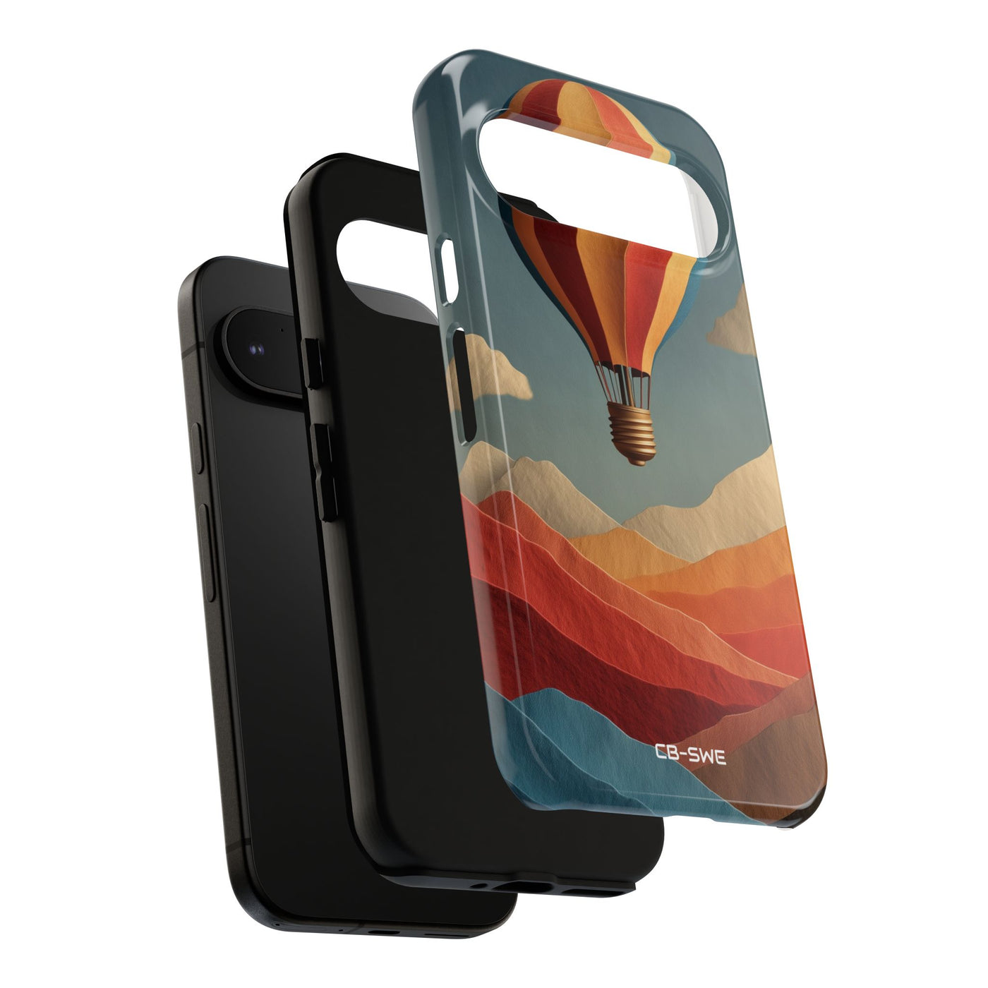 Hot Air Balloon Soars - Google Pixel Case