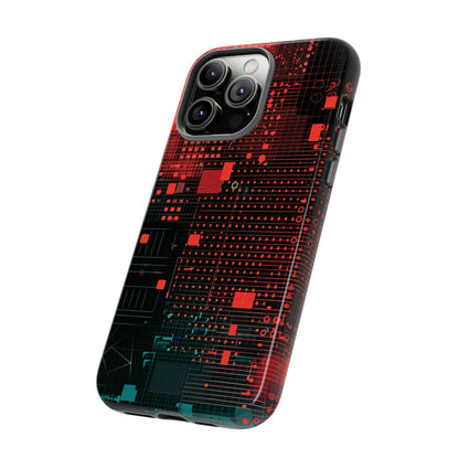 Secure Spectrum: Digital Gradient - Protective Phone Case