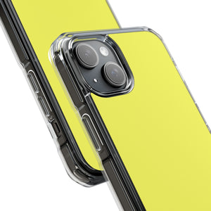 Laser Lemon | Handyhülle für iPhone (Clear Impact Case - Magnetisch) 