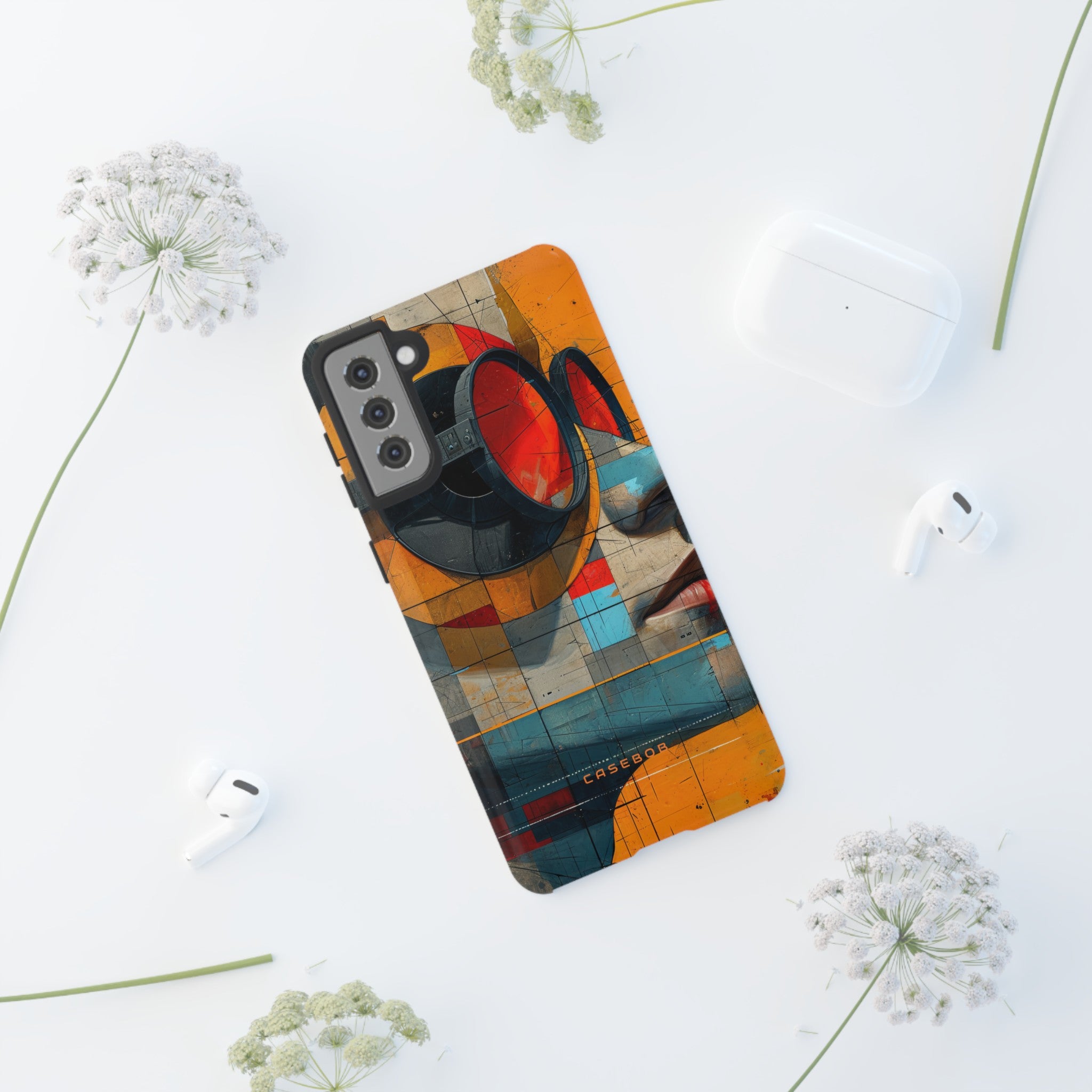 Cartoon Geometry Fusion - Protective Phone Case