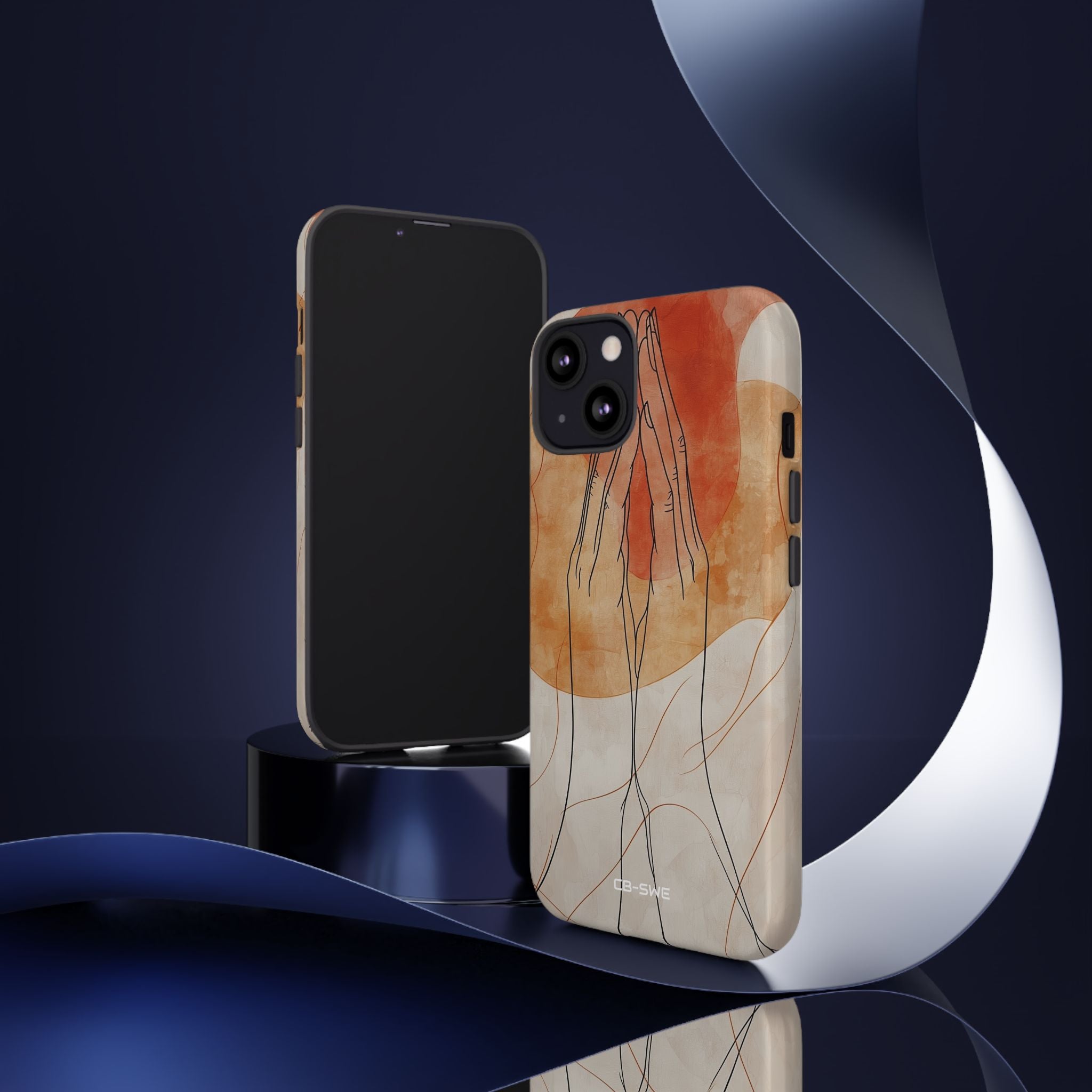 Hands Embrace Light - iPhone Case