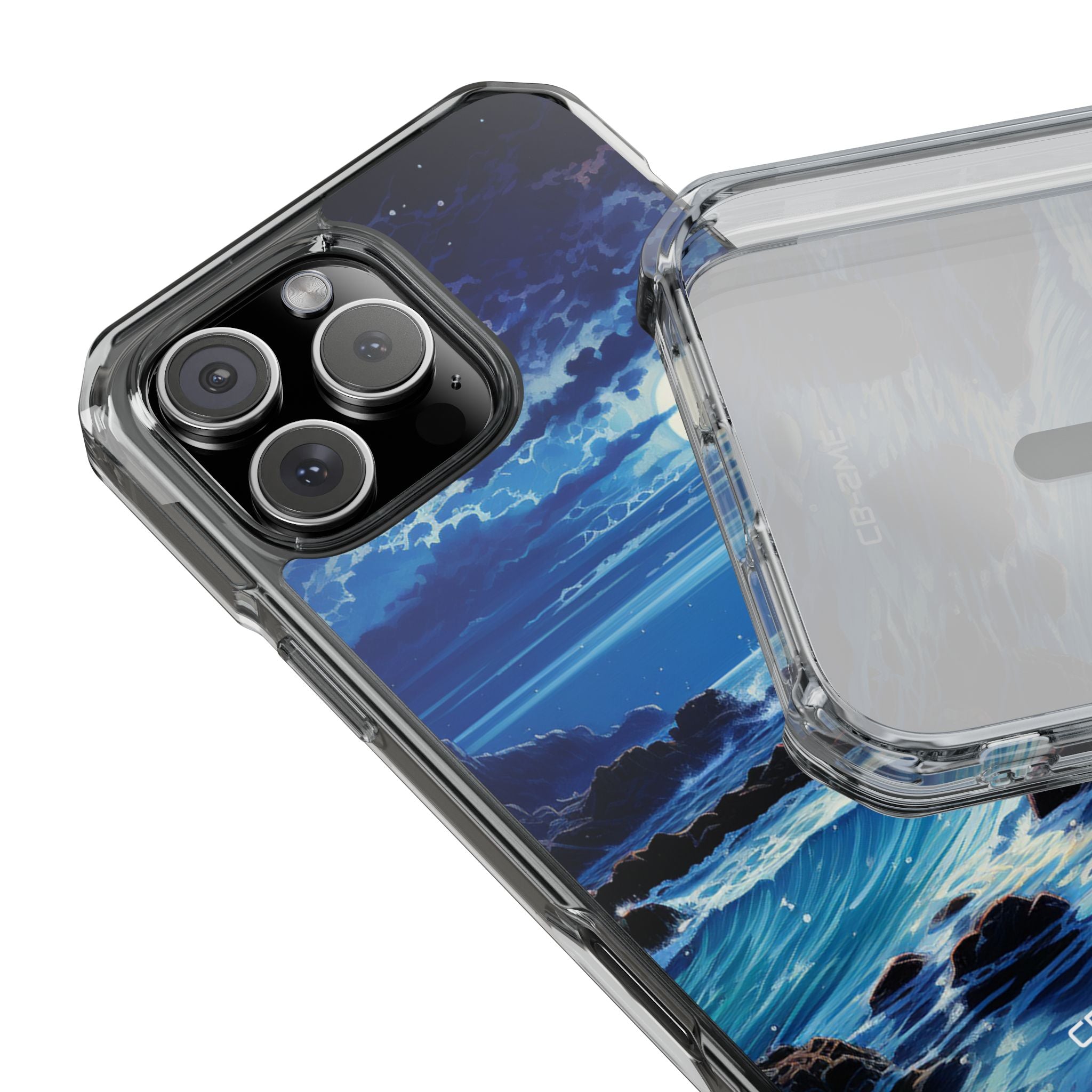 Moonlit Sea Dance iPhone Case - Impact