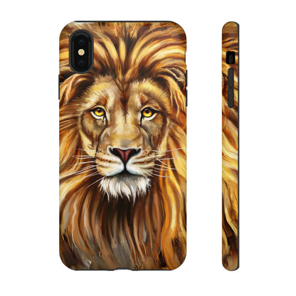 Lion head Digital Painting - Protective Phone Case