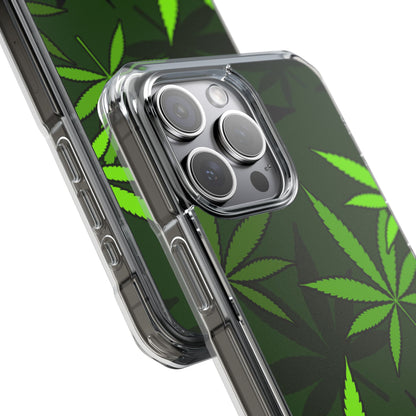 Green Leaf Symmetry iPhone Case - Impact