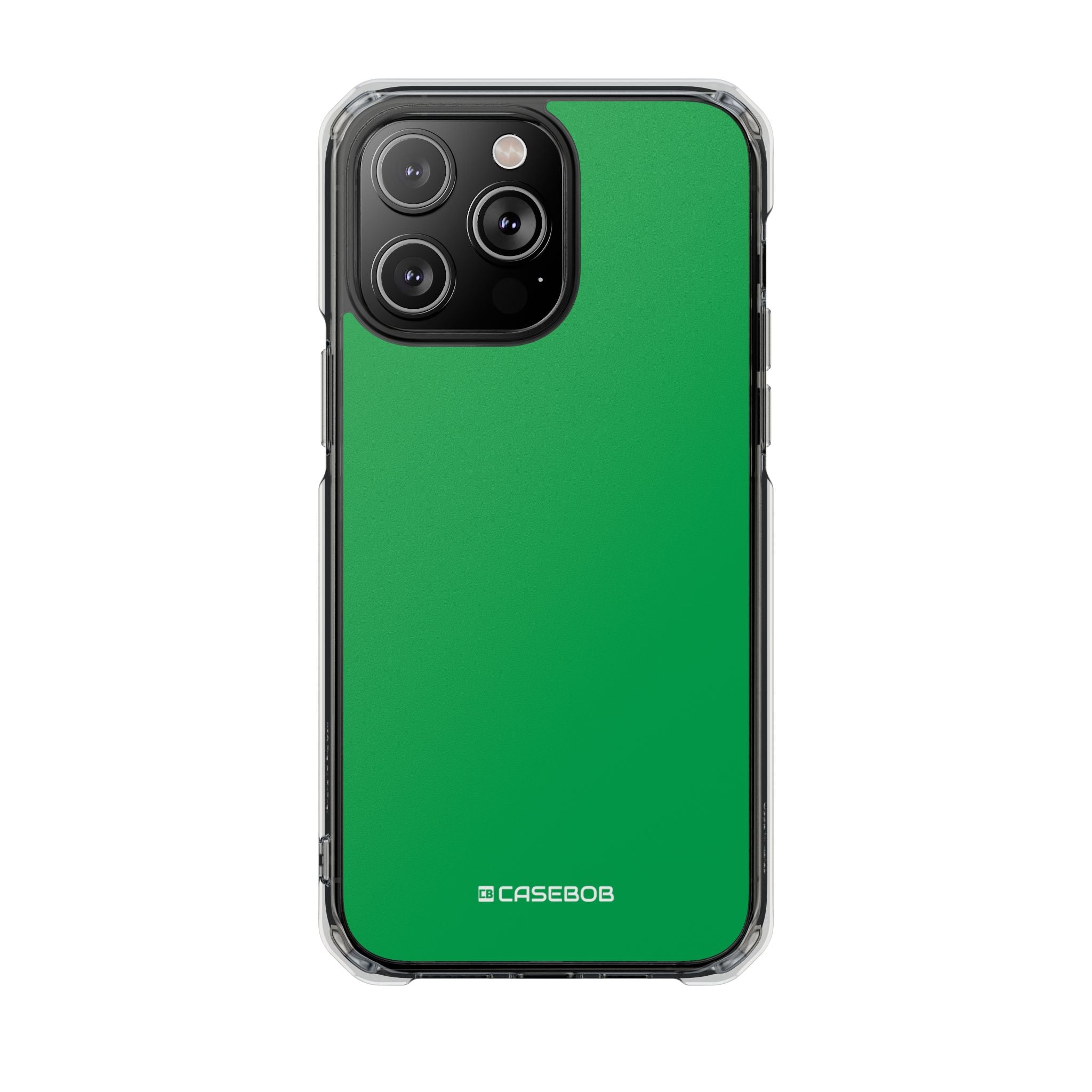 Pigment Green - Clear Impact Case for iPhone