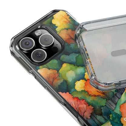 Autumn Leaves Dance iPhone Case - Impact