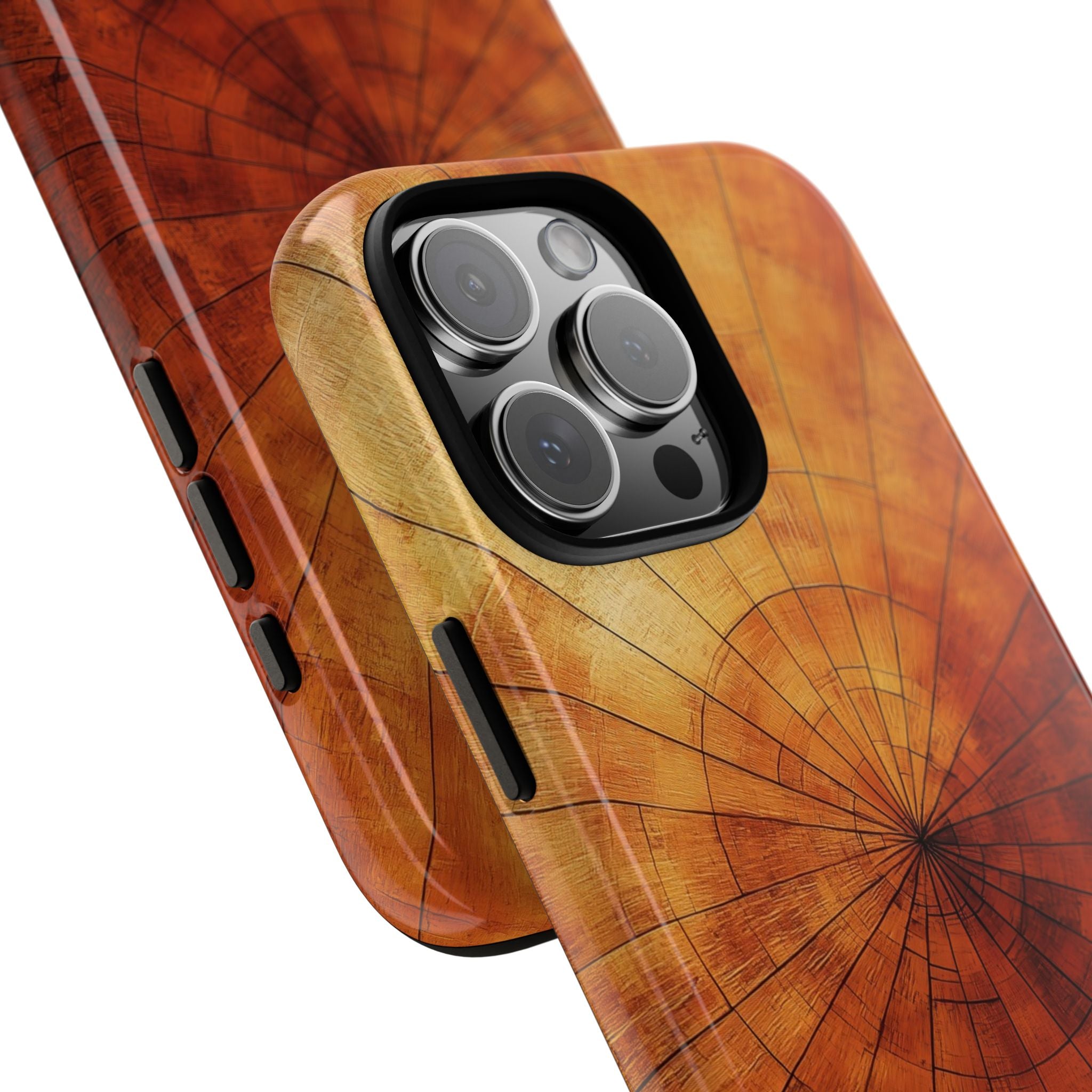 Warm Wood Swirls - iPhone Case