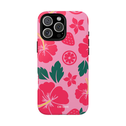 Tropical Hibiscus Harmony - iPhone Case