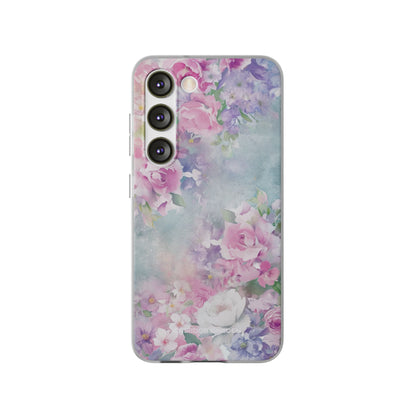 Dreamy Floral Watercolor - Flexi Samsung S23 Phone Case