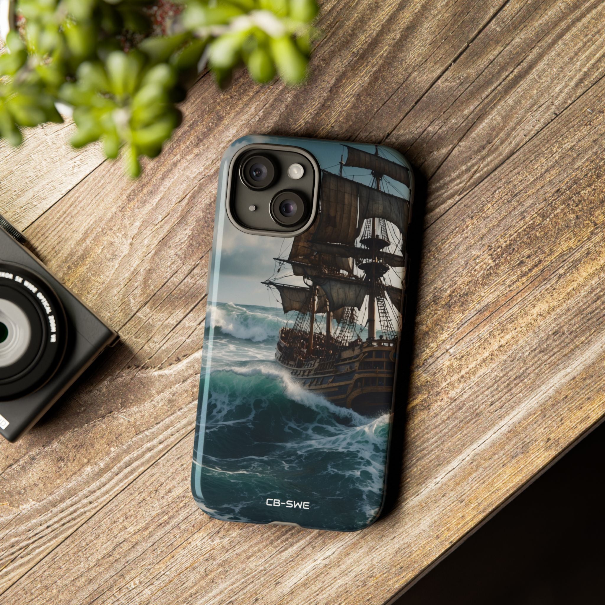 Ship Faces Waves - iPhone Case
