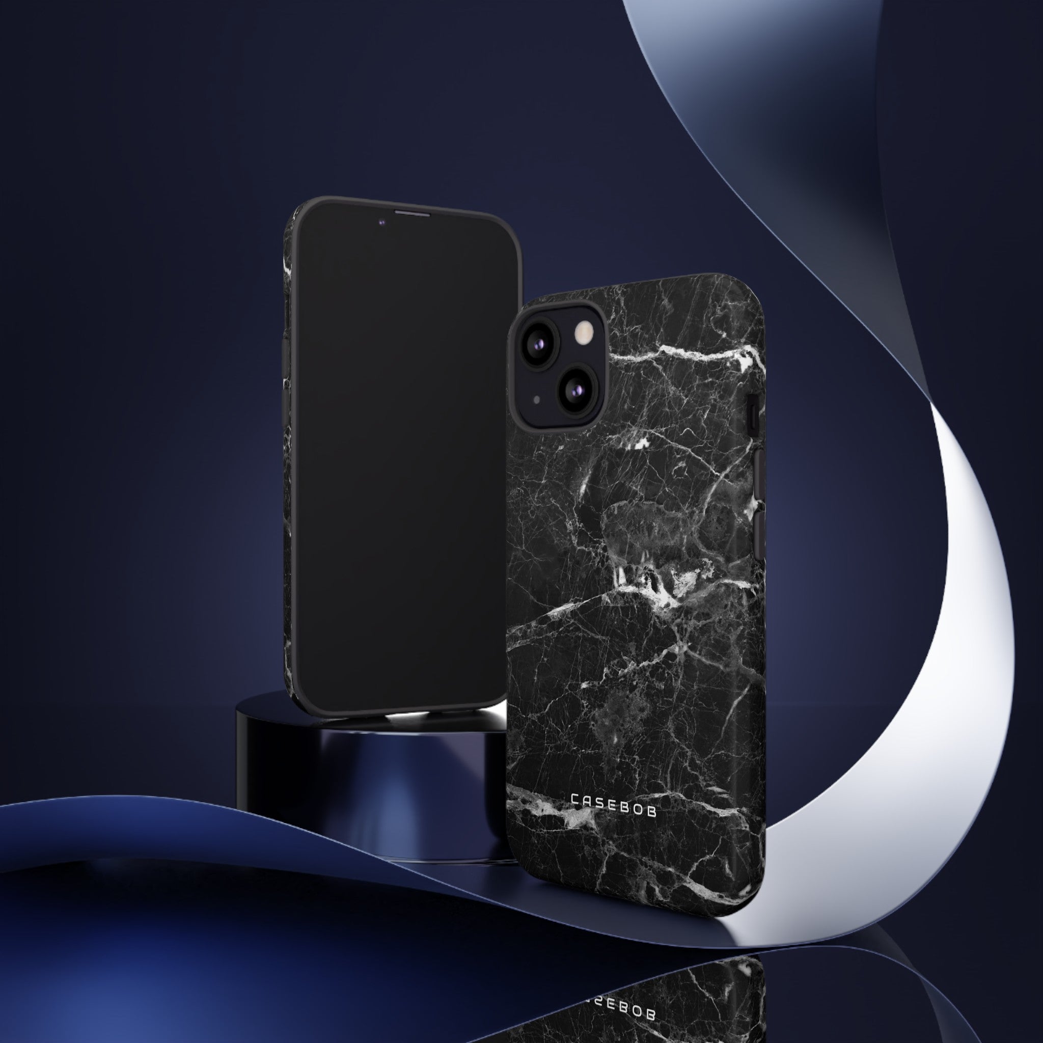 Black Marble - Protective Phone Case